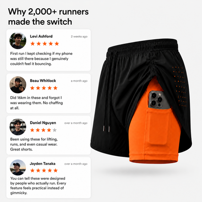 CADENCE 3-in-1 Running Shorts